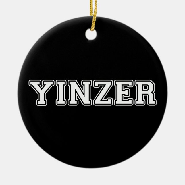 Yinzer Keramik Ornament (Vorne)