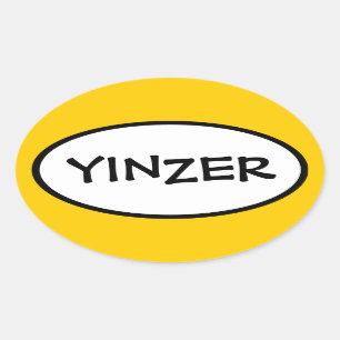 Yinzer Ovaler Aufkleber
