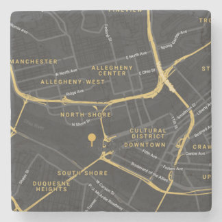 Yinzer-Trinkwasserküste Steinuntersetzer