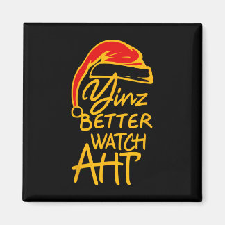 Yinzer Weihnachten Pittsburgh Santa Yinz besser au Magnet
