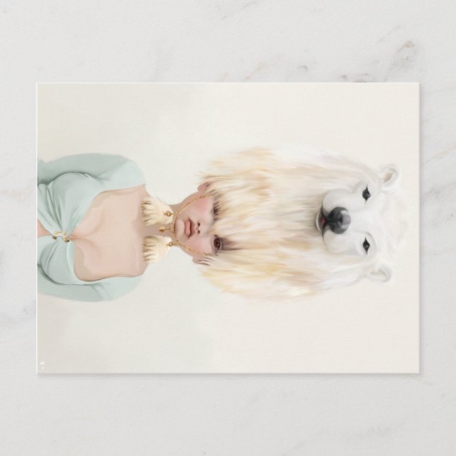 Yip Bärgirl Postkarte (Vorderseite)