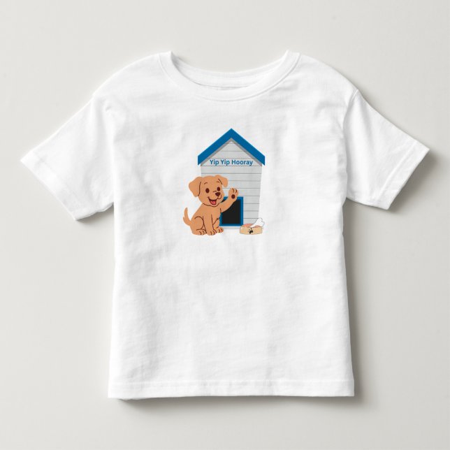 Yip Yip Hooray Kleinkind T-shirt (Vorderseite)
