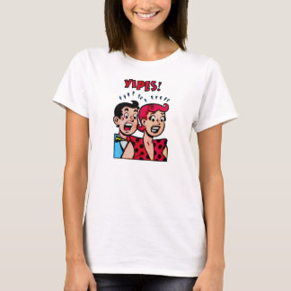 YIPES! Vintage Comic-Kunst T-Shirt