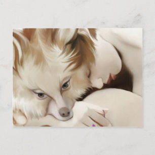 Yips Foxgirl Postkarte