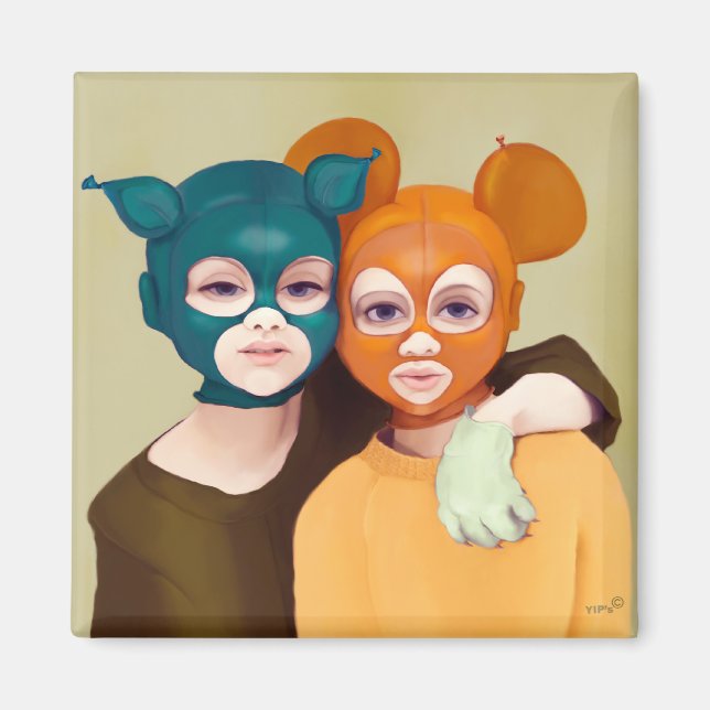 Yips Freunde Magnet (Vorne)