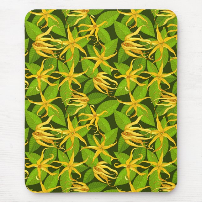 Ylang Ylang Exotic Scented Blume Mousepad (Vorne)