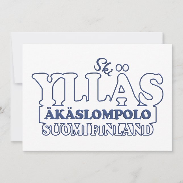 YLLÄS FINLAND - Einladung (Vorderseite)