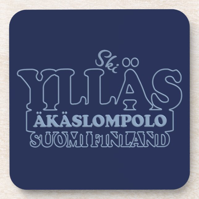 YLLÄS FINLAND Untersetzer (Vorderseite)