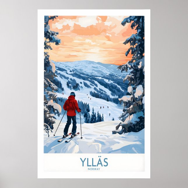 Ylläs Norwegen Wandkunst 1 Poster (Vorne)