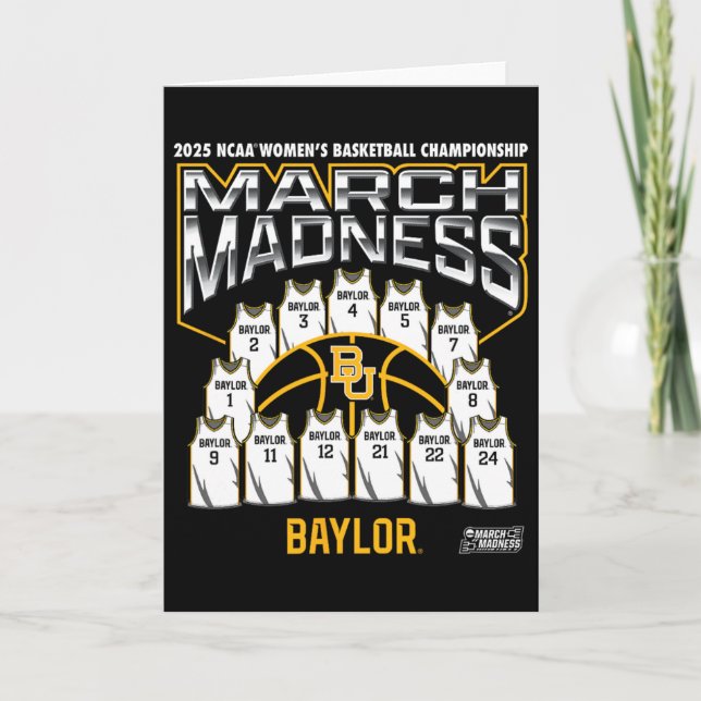 Ylor March Madness 2025 Women's Sketll Nil  Karte (Vorderseite)