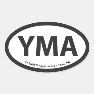 YMA Oval Sticker