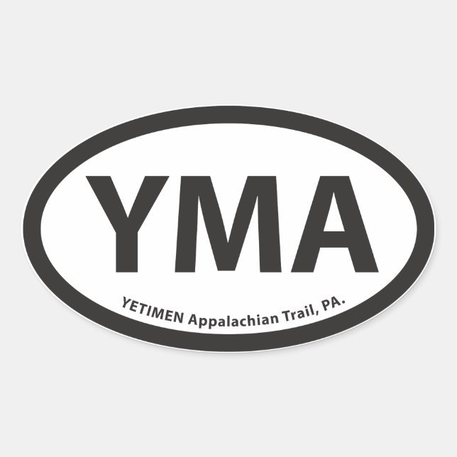 YMA Oval Sticker (Vorderseite)