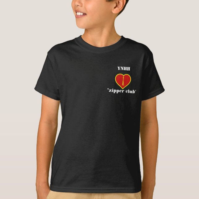 YNHH Reißverschluss-Verein T-Shirt (Vorderseite)