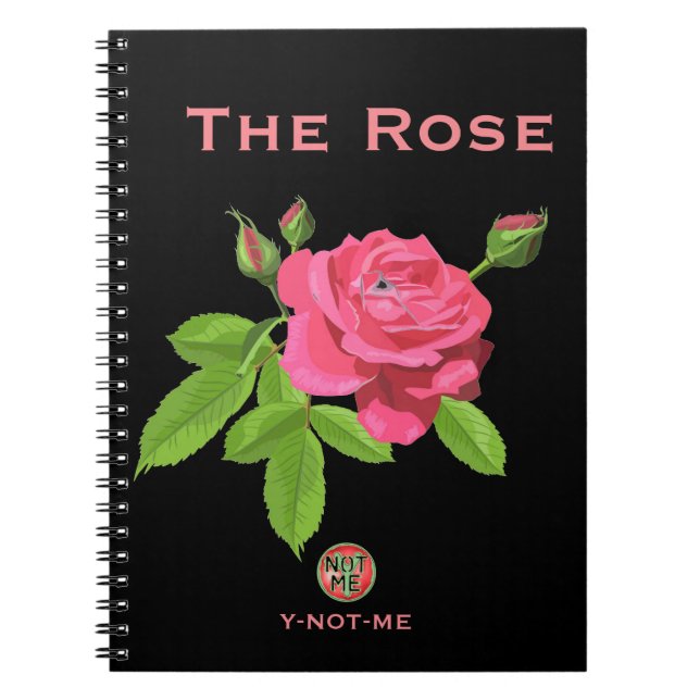 YNOTME DIE ROSE NOTIZBLOCK (Vorderseite)