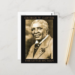 YNOTME GEORGE W. CARVER POSTKARTE