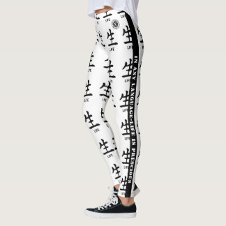 YNOTME LEGGINGS LIFE nur weiß