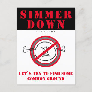 YNOTME Postcard SIMMER DOWN Postkarte