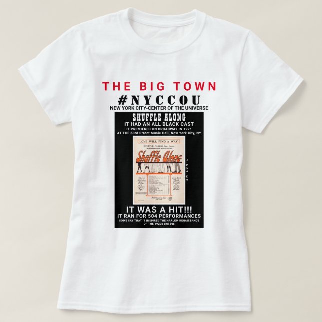 YNOTME SHUFFLE ALONG T-Shirt (Design vorne)