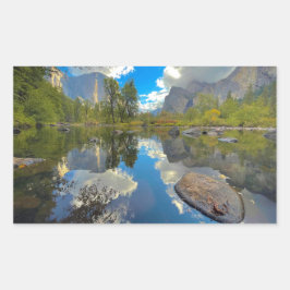 YNP RECHTECKIGER AUFKLEBER