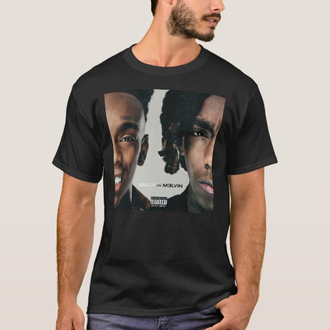 YNW Melly Vs Melvin Poster T-Shirt (Vorderseite)