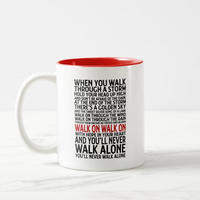 YNWA ZWEIFARBIGE TASSE (Links)