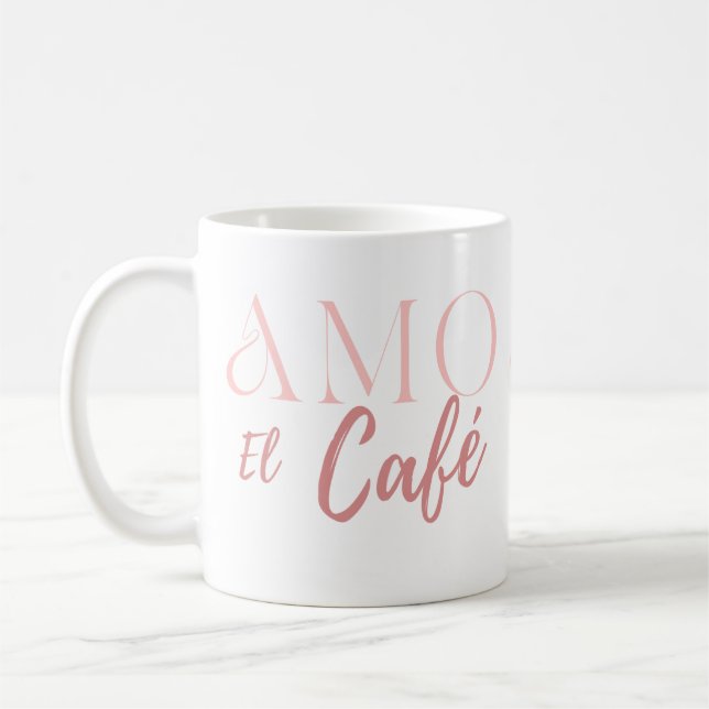 Yo Amo EL Café Kaffeetasse (Links)