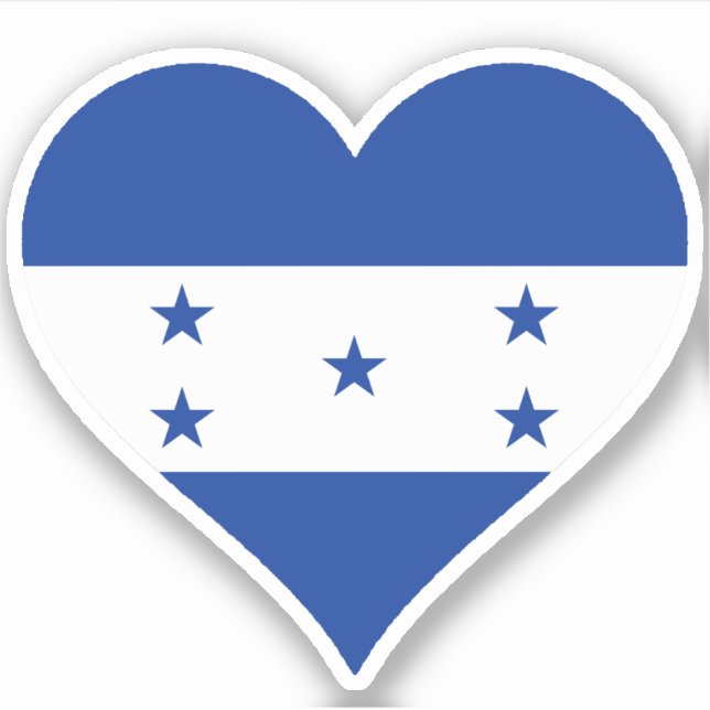Yo Amo Honduras Aufkleber (Vorderseite)