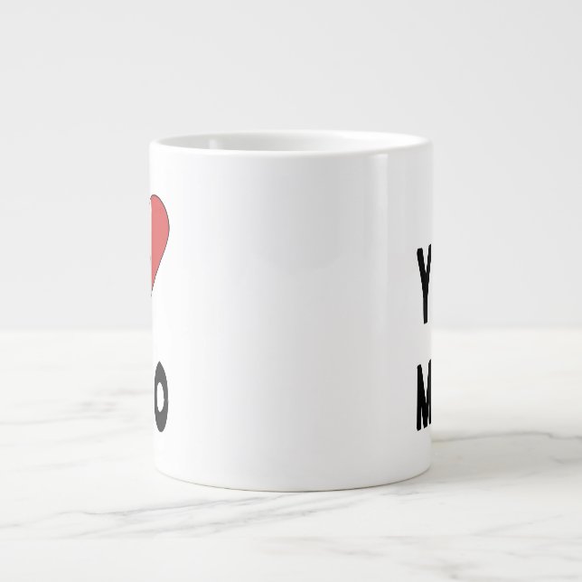 Yo Amo Mexico Jumbo-Tasse (Vorderseite)