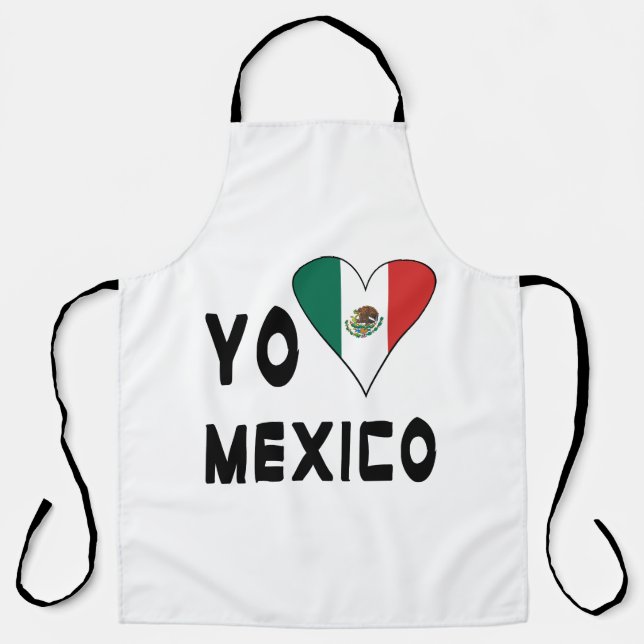 Yo Amo Mexico Schürze (Vorderseite)