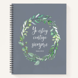 Yo estoy contigo siempre - Spanische Bibelverse Notizbuch