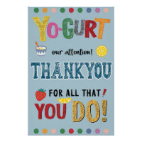 Yo-Gurt Danke, dass Sie Poster