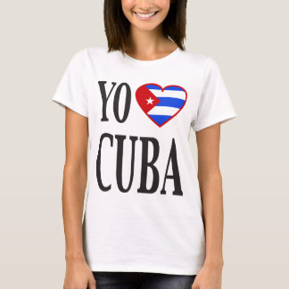 Yo Herz Kuba (i-Liebe Kuba) mit kubanischem T-Shirt