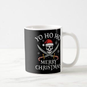 Yo Ho Ho Frohe Weihnachten Urlaub Pirat Santa Hut Kaffeetasse
