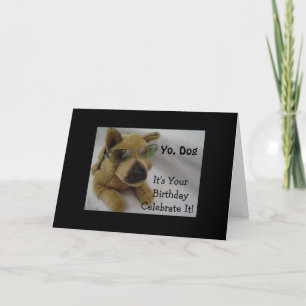 Yo Hund Geburtstagsgruß Karte