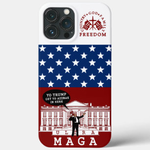 YO kommt Trump 2024 zurück Whitehouse ULTRA MAGA Case-Mate iPhone Hülle