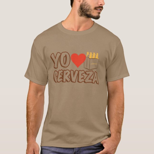 Yo Liebe Cerveza T-Shirt (Vorderseite)