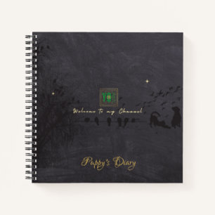 YO LUSH Logo-Fan Pet Channell Name Notizbuch