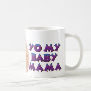 YO MEINE BABY-MUTTER - personalisiert mit Namen Tasse