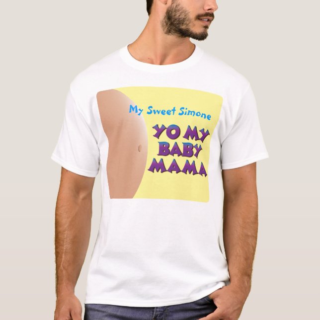 YO MEINE BABY-MUTTER - T - Shirt für den Vati (Vorderseite)