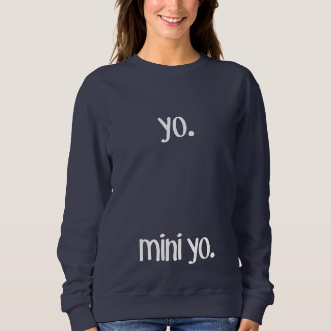 Yo & Mini Yo Sweatshirt (Vorderseite)