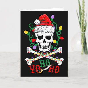 Yo S Ho Piratenboot Kreuzfahrt Xmas Totenkopf Kreu Karte