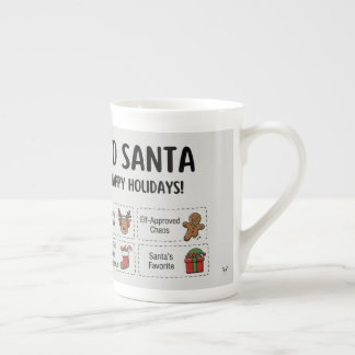 Yo Santa Lustiges Sommer Weihnachten Tropischer Ur Prozellantasse