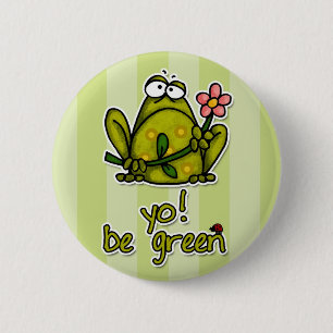 yo! seien Sie grün Button