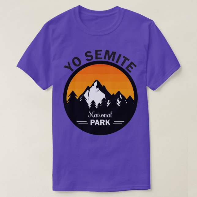 Yo Semite Nationalpark Berg T-Shirt (Design vorne)