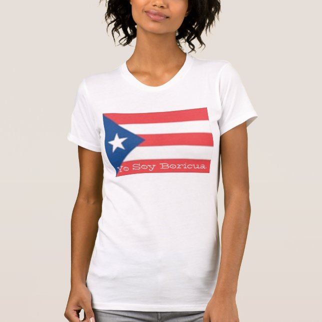 Yo Sojabohnenöl Boricua T-Shirt (Vorderseite)