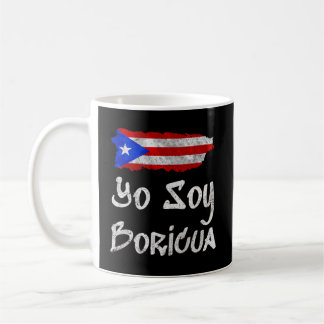 Yo Soy Boricua Gift Island Puerto Rico Flag Tai Kaffeetasse