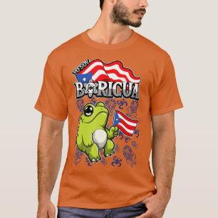 Yo Soy Boricua Puerto Rico Animals Coqui Frog T-Shirt