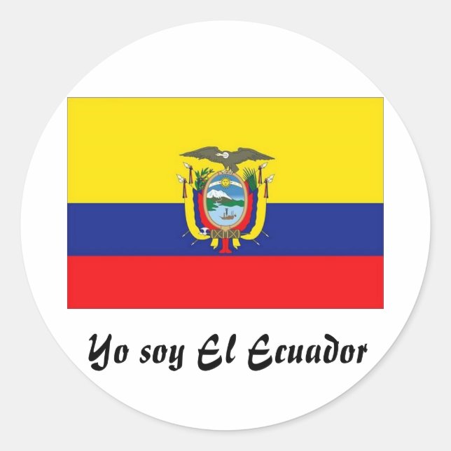 Yo soy El Ecuador Aufkleber (Vorderseite)