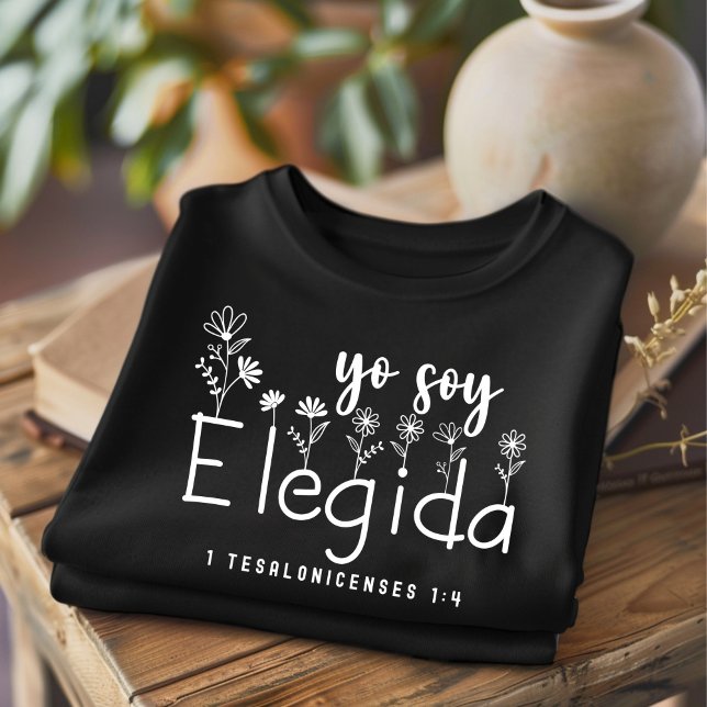 Yo Soy Elegida Christlicher spanischer T - Shirt (Von Creator hochgeladen)