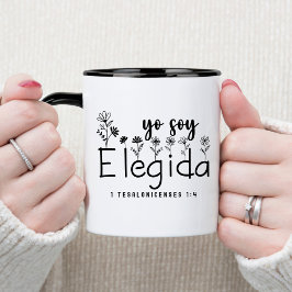 Yo Soy Elegida Spanisch Christlich Coffee Tasse